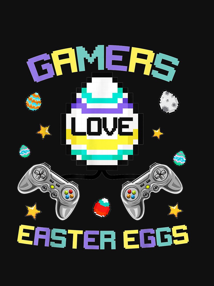 Disover Easter-Bunny-Gamer-Gaming-Boy-Love-Easter-Eggs-Mens-Boys Classic T-Shirt