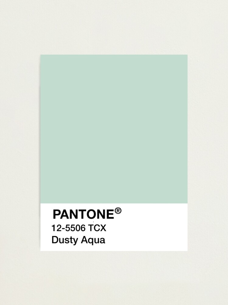 "PANTONE Dusty Aqua, Green" Photographic Print for Sale by Mushroom