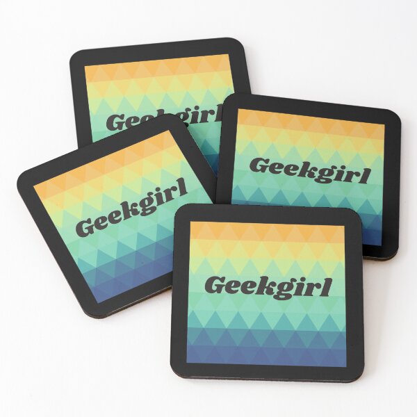 Item preview, Geekgirl geo triangle dream   |  GEEKS RULE THEIR WORLD  designed and sold by Le Plus Three.