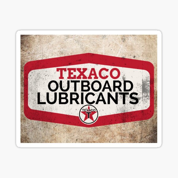 Item preview, Vintage Texaco Outboard Oil designed and sold by AlwaysReadyCltv.