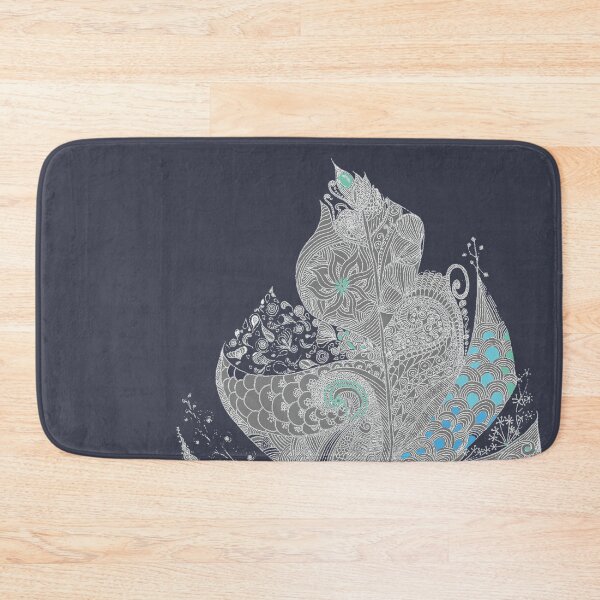 Item preview, Feather Black & White With Pastel Colours designed and sold by Lucia  Lukas.