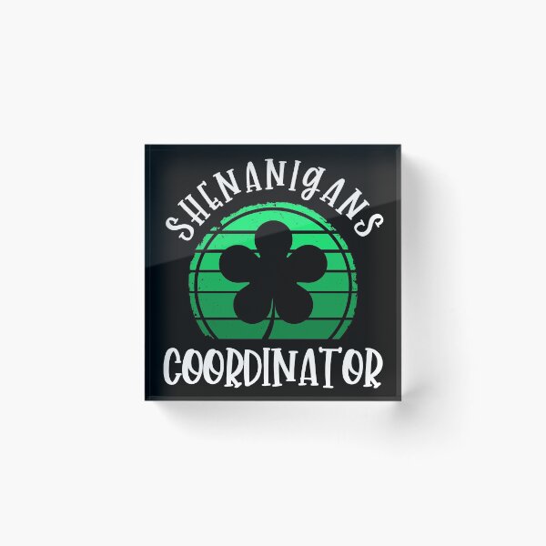 Item preview, Retro Shenanigans Coordinator Shamrock - St Patricks Day designed and sold by ohmier.