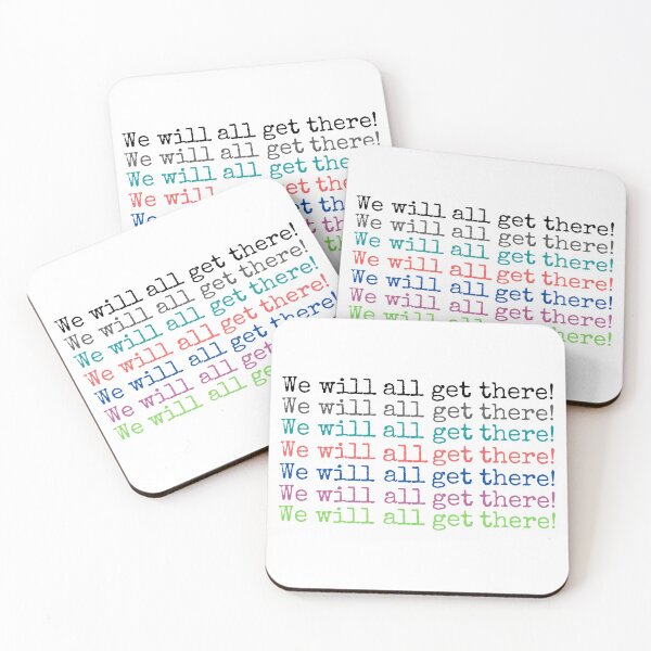 Item preview, We Will All Get There STICKER PACK designed and sold by Zentropik.