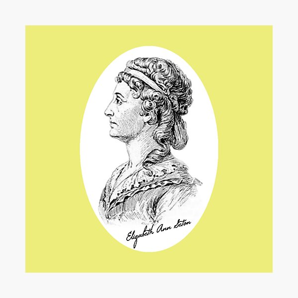 Item preview, Elizabeth Ann Seton sketch  designed and sold by ArtHeaven6.