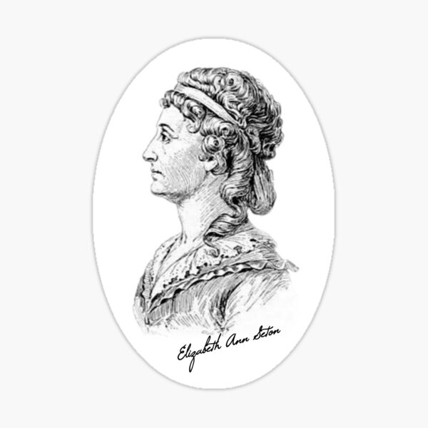 Item preview, Elizabeth Ann Seton sketch  designed and sold by ArtHeaven6.