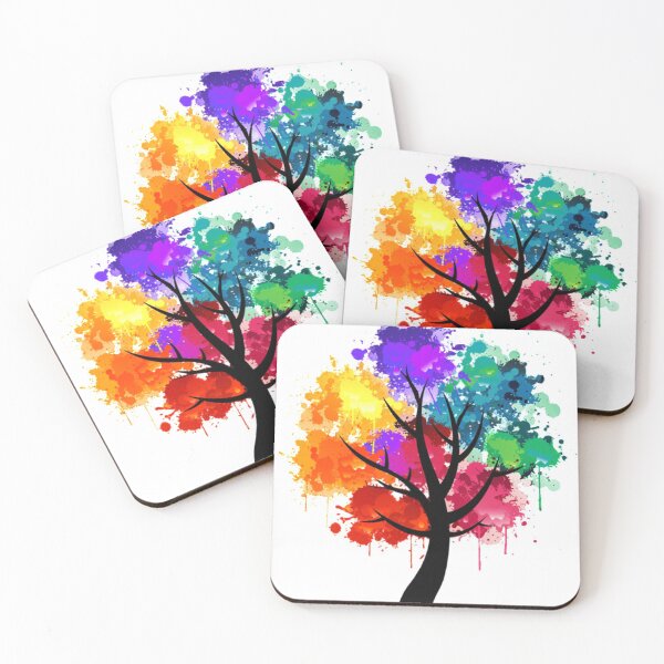 Item preview, A rainbow-colored tree designed and sold by childrenlions.