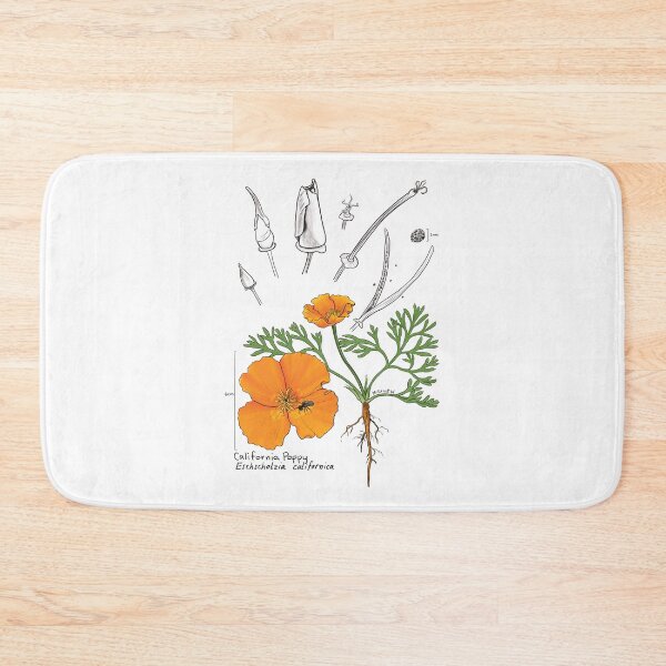 Item preview, California Poppy Botanical designed and sold by mernstw.