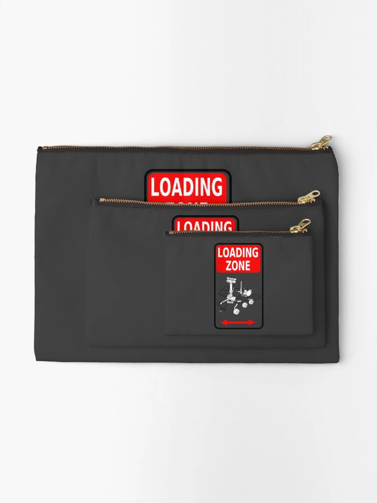 Thumbnail 2 of 4, Zipper Pouch, Mars Rover Landing Zone designed and sold by InAsianSpaces.