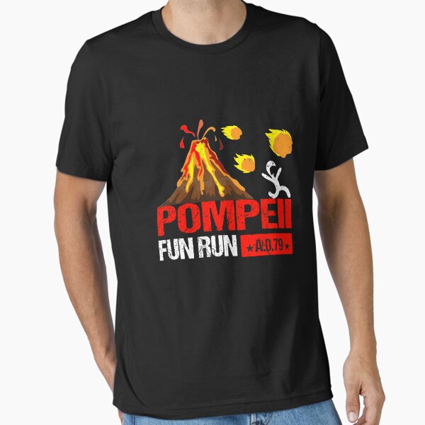 Item preview, Pompeii Fun Run 79 AD Retro Vintage T-Shirt designed and sold by thuba257.