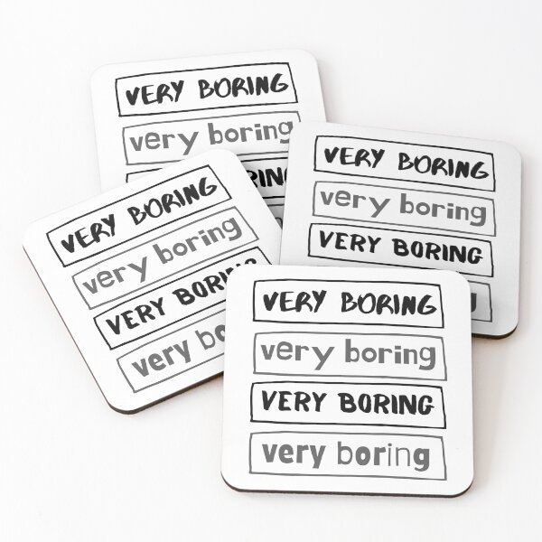 Item preview, Very Boring STICKER PACK designed and sold by Zentropik.