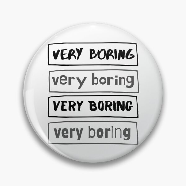 Item preview, Very Boring STICKER PACK designed and sold by Zentropik.