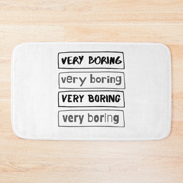 Item preview, Very Boring STICKER PACK designed and sold by Zentropik.