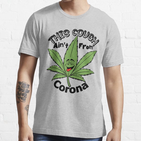 Bigfoot Weed Leaf Funny Cannabis Marijuana 420 Stoner Gift T-Shirt