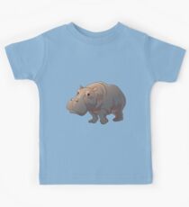 Cute cartoon hippo Kids Tee