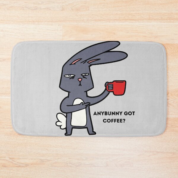 Item preview, ANYBUNNY GOT COFFEE? Cute Easter Gift designed and sold by Zeberdee Designs.