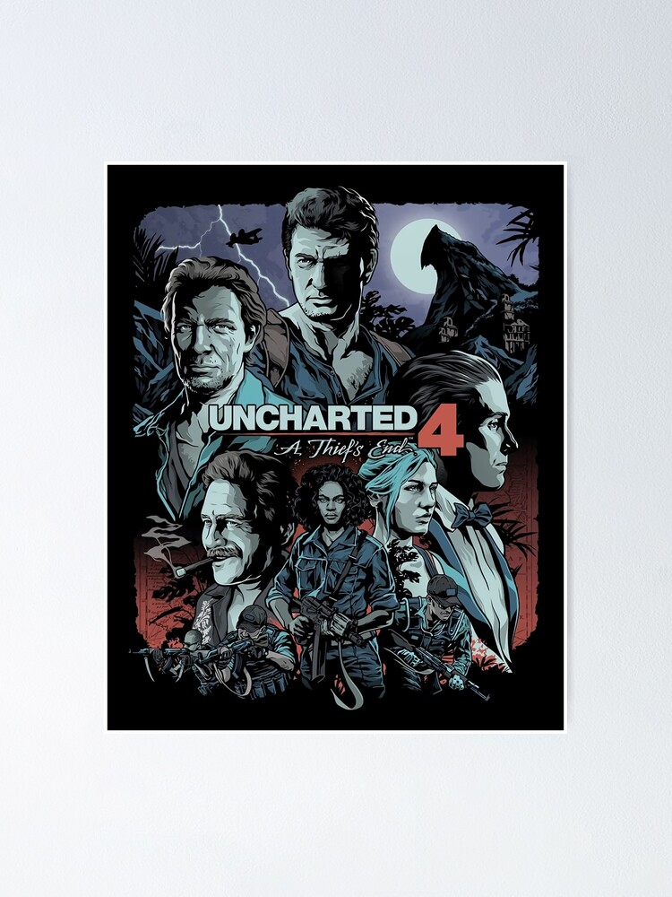 "Uncharted 4" Poster by Parkboom | Redbubble