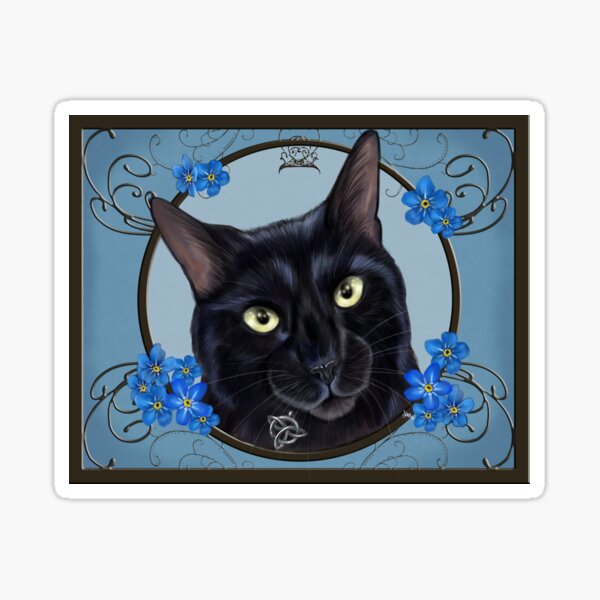 Celtic Kitty Sticker