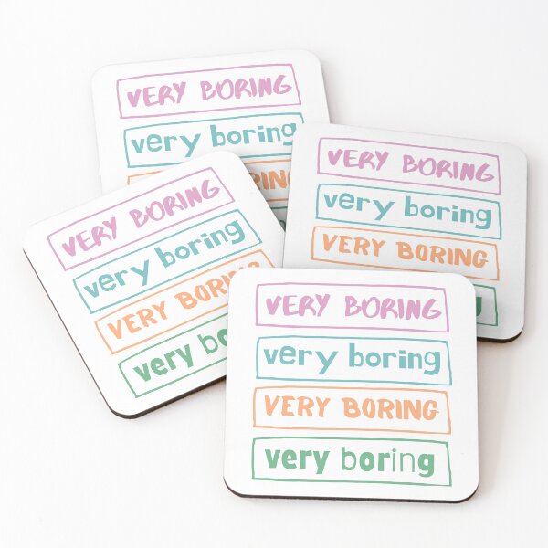 Item preview, Very Boring STICKER PACK designed and sold by Zentropik.