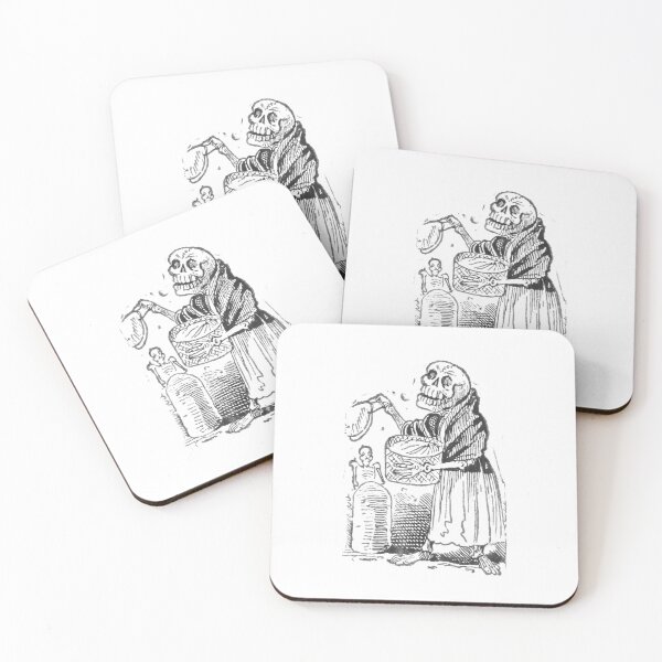 Item preview, A skeleton selling tortillas designed and sold by ChickAndHawk.