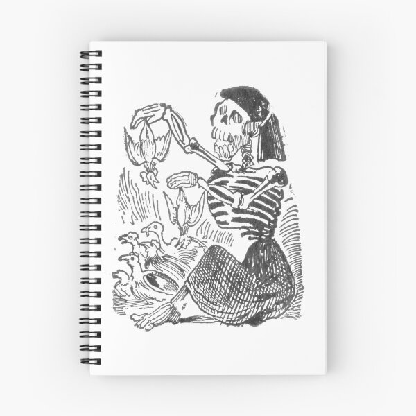 Item preview, A skeleton selling plucked chickens designed and sold by ChickAndHawk.