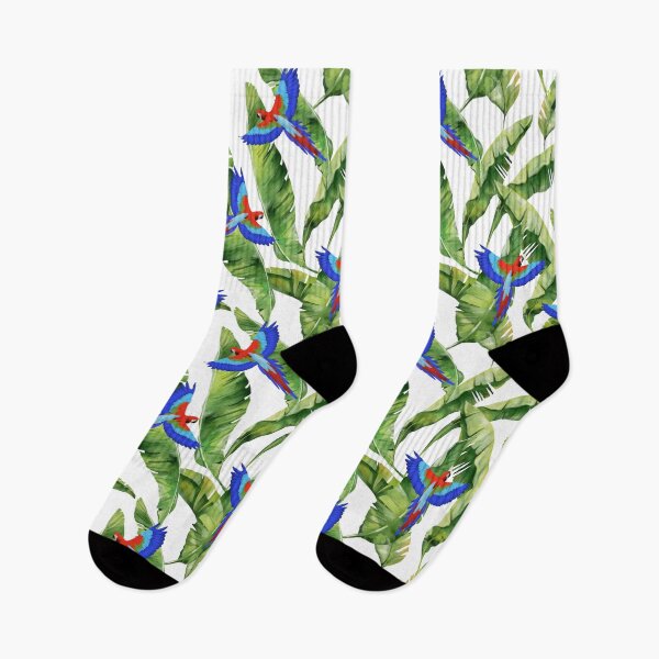 Item preview, Jungle Macaws in Flight designed and sold by LABrizendine.