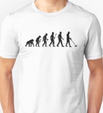 Funny Metal Detecting Evolution Unisex T-Shirt