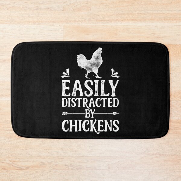 Item preview, Easily Distracted By Chickens Shirt Funny Farming Farm Poultry Gifts  for Farmers or Chicken  designed and sold by MalvinaOsinski.