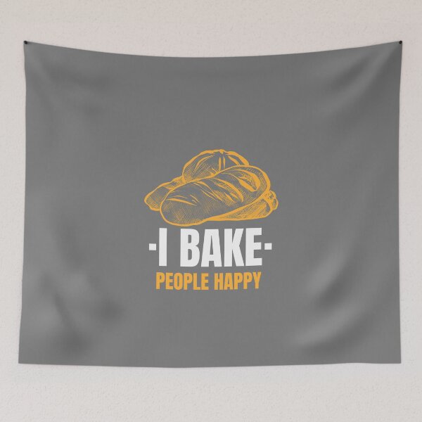 Item preview, I Bake People Happy designed and sold by 30-Merch.