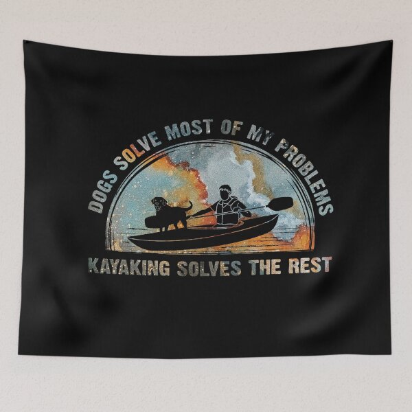 Item preview, Dogs And Kayaking T-shirt designed and sold by trathai1012.