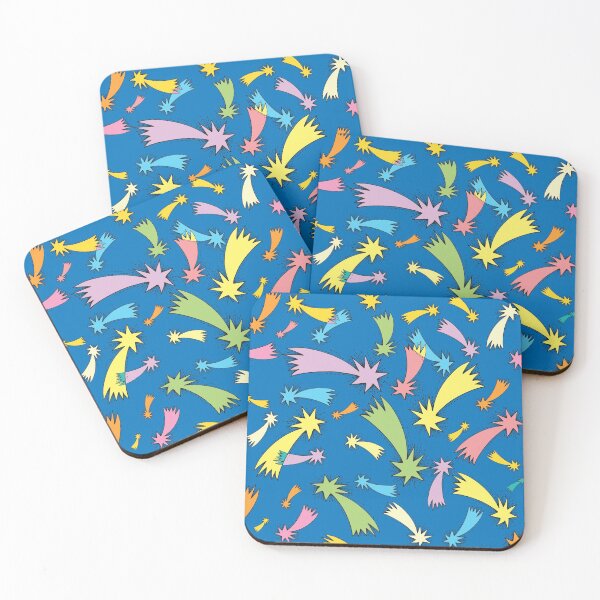 Item preview, Colorful stars and comets  designed and sold by fairytaleprints.