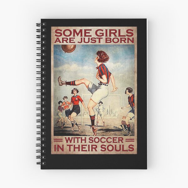 Item preview, Some girls are just born with soccer in their souls designed and sold by Cooper73.