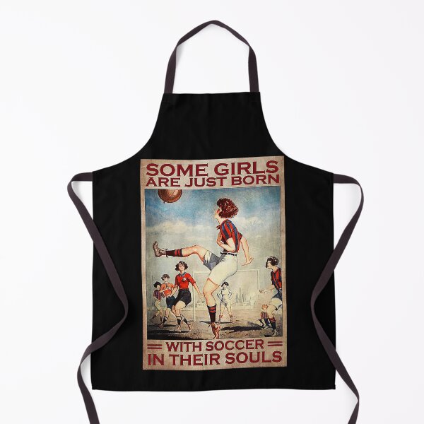 Item preview, Some girls are just born with soccer in their souls designed and sold by Cooper73.