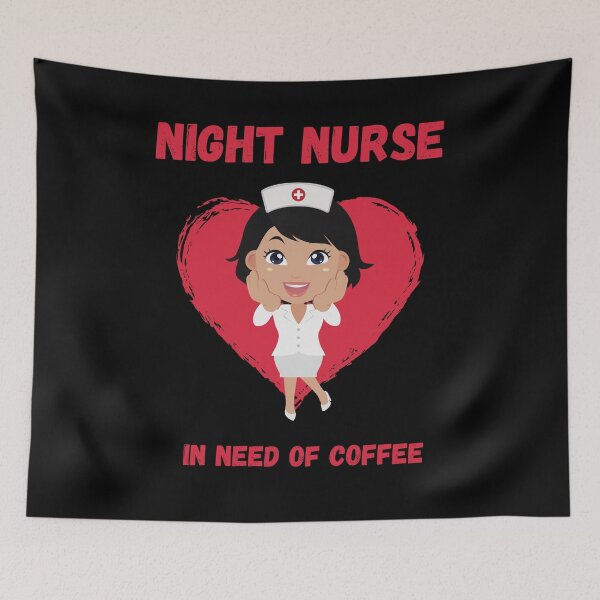 Item preview, Night nurse in need of coffee. designed and sold by NinjaPug.