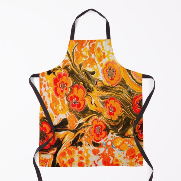 Item preview, Red Yellow Orange Black Marble Art. designed and sold by BEyourself be.