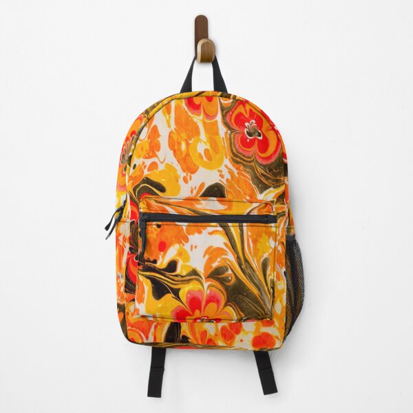 Item preview, Red Yellow Orange Black Marble Art. designed and sold by BEyourself be.