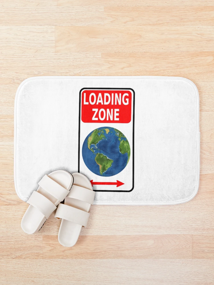 Thumbnail 1 of 6, Bath Mat, Earth Loading Zone designed and sold by InAsianSpaces.
