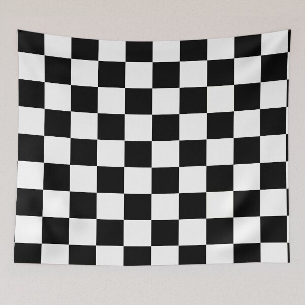 Item preview, Black and White Chess and Checker Board Design designed and sold by CLManey.