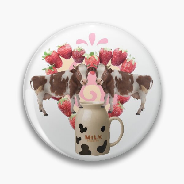 Item preview, Strawberry Cow Milkmaid designed and sold by elisabethkatee.