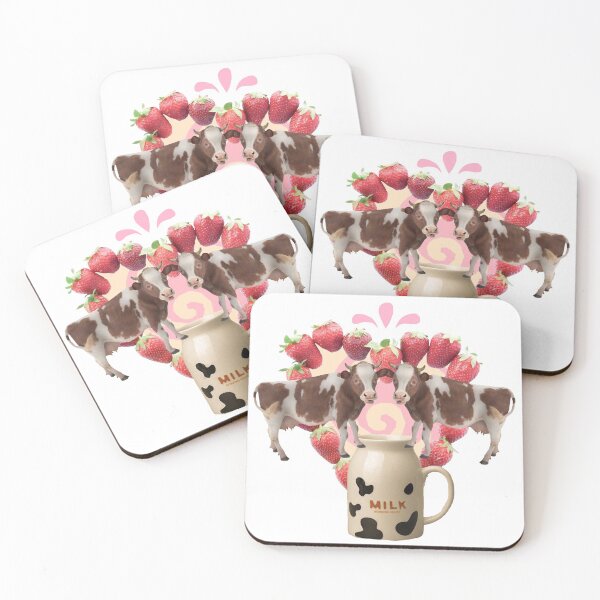 Item preview, Strawberry Cow Milkmaid designed and sold by elisabethkatee.