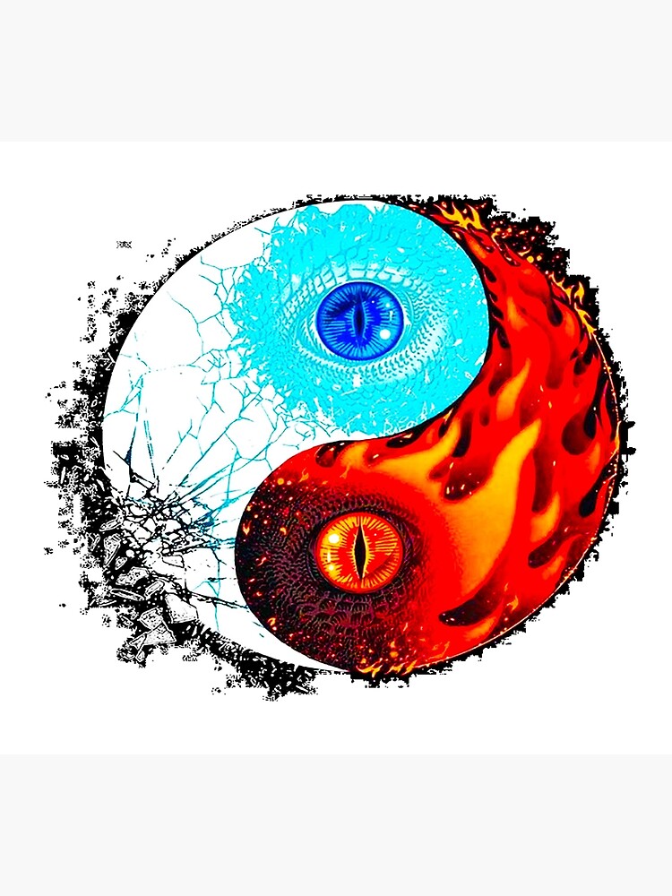 "yin yang dragon" Poster for Sale by miguelsalcedo Redbubble