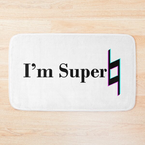 Item preview, I'm Supernatural music pun (Black) designed and sold by ThingsForFun.