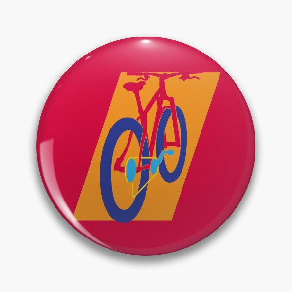Artikelvorschau, Pop Art Red Hardtail MTB entworfen und verkauft von RabeDesigns.