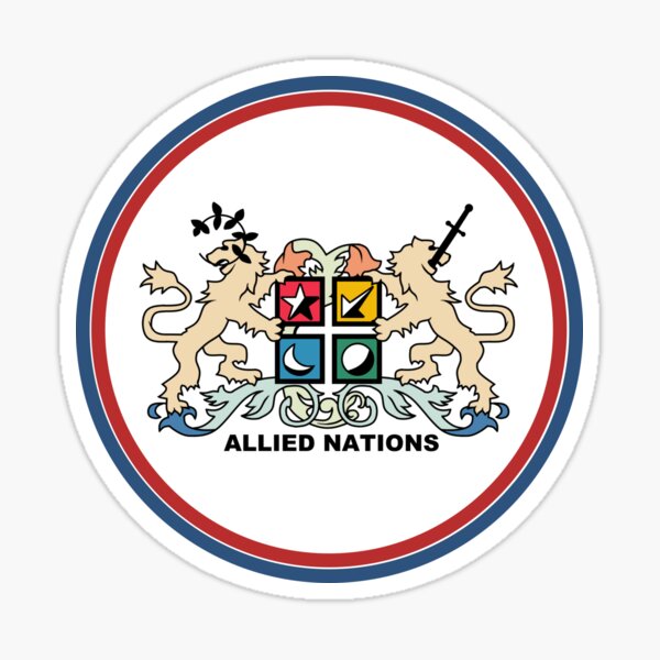 Item preview, Allied Nations Small designed and sold by SugoiTees.