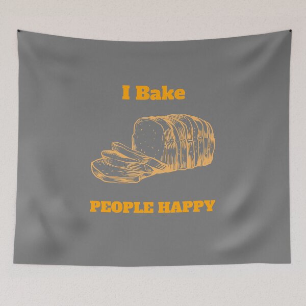Item preview, I Bake People Happy designed and sold by 30-Merch.