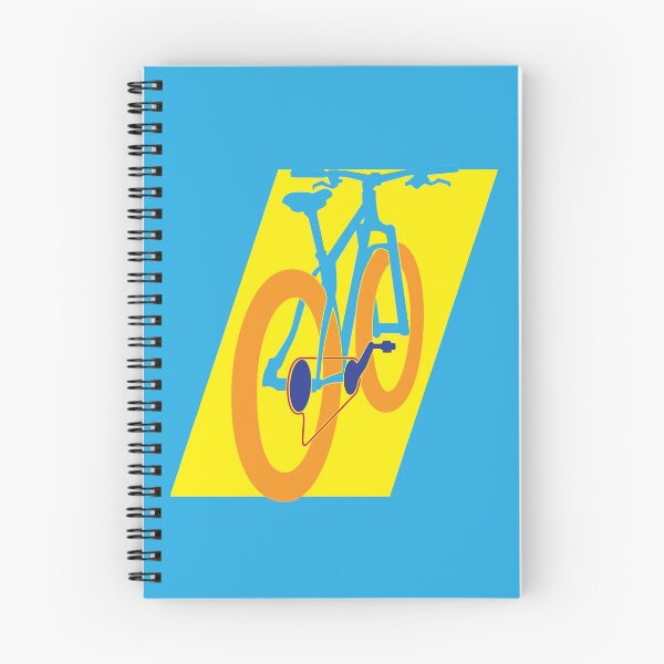 Item preview, Pop Art Light Blue Hardtail MTB designed and sold by RabeDesigns.