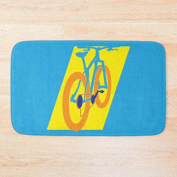 Item preview, Pop Art Light Blue Hardtail MTB designed and sold by RabeDesigns.