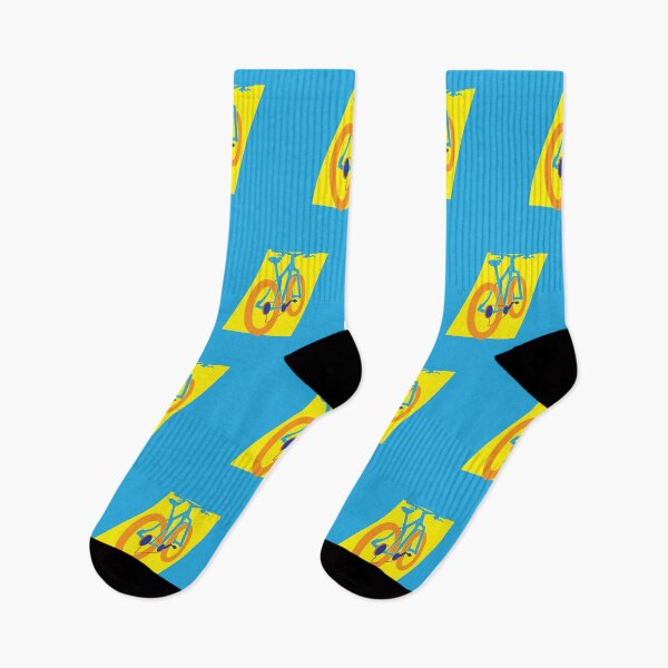 Item preview, Pop Art Light Blue Hardtail MTB designed and sold by RabeDesigns.