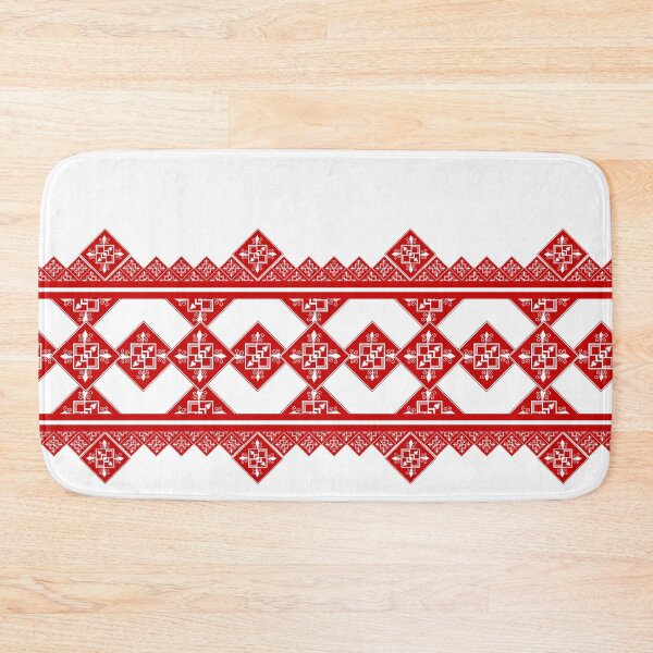 Item preview, Folk geometric pattern on white background designed and sold by Chamaiporn Pangtorn.