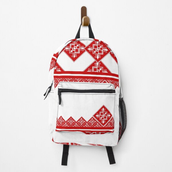 Item preview, Folk geometric pattern on white background designed and sold by Chamaiporn Pangtorn.
