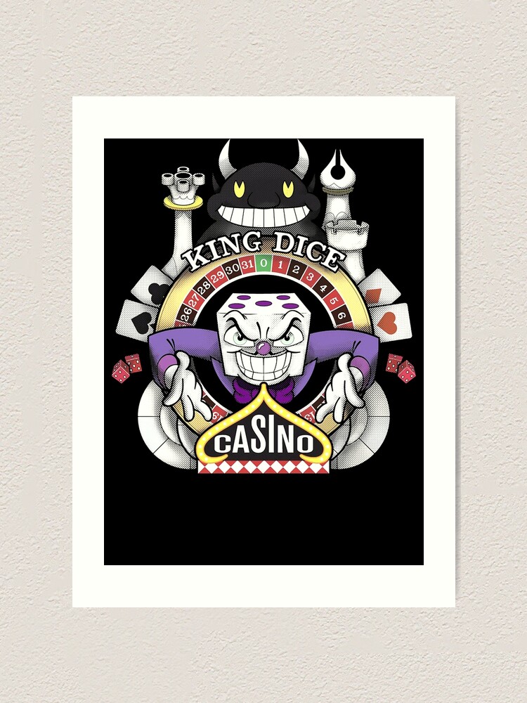 Cuphead - King Dice, an art card by Art Fanatics - INPRNT